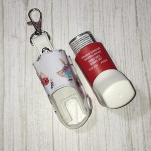 Pro air HFA inhaler case, inhaler holder, Inhaler Keychain, Inhaler Keeper, asthmatic gift Unicorn