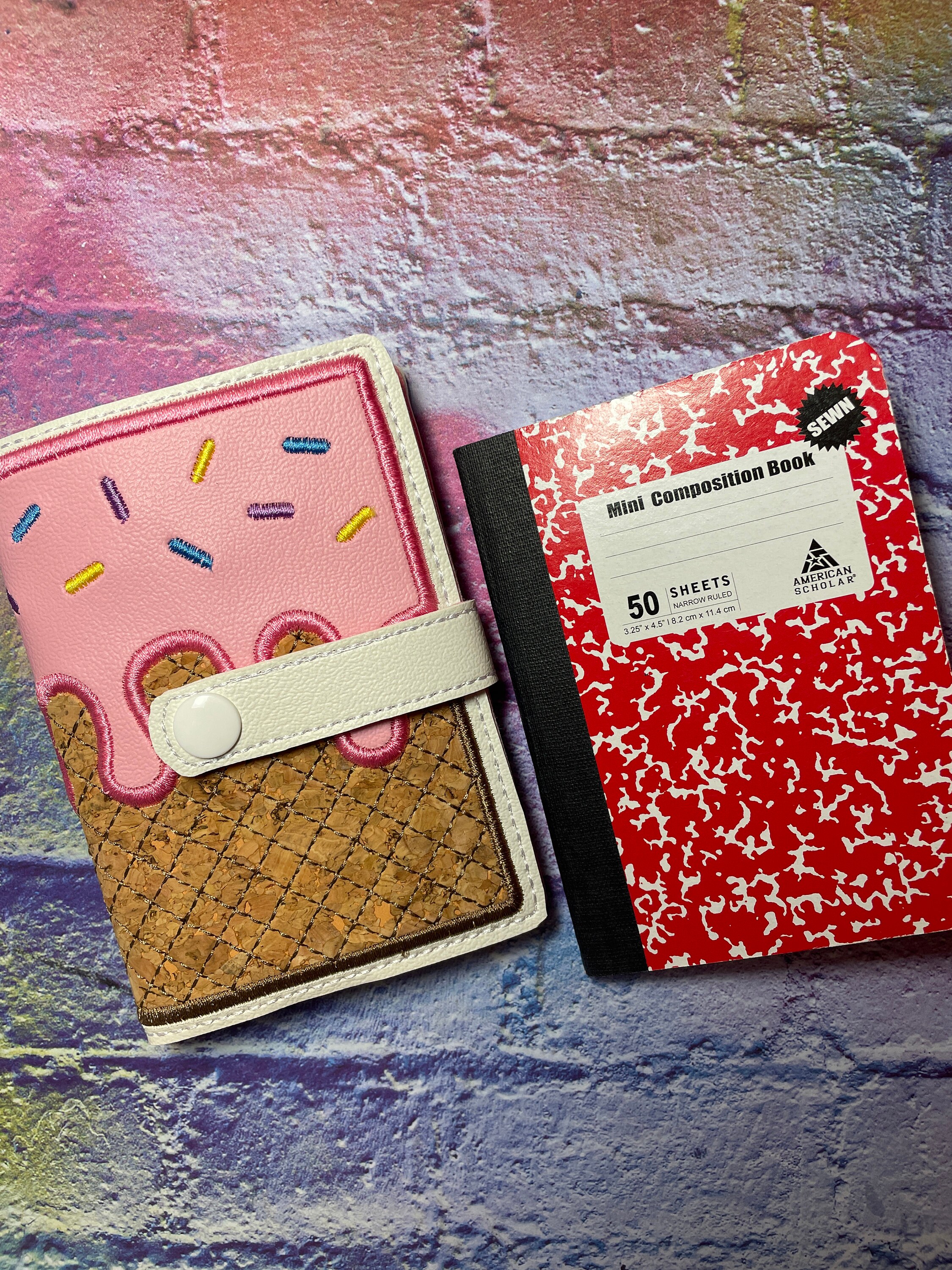 Mini Notebook Cover - Etsy