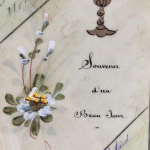First Holy Communion Card "Canivet" Français Début 20th Century Pious Image Iconographie Eucharistie, Première Sainte Communion datée du 18 mai 1905