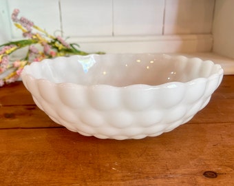 Vintage Depression Glass Vegetable Dish (JAS) Vintage Depression Glass Vegetable Dish (JAS)