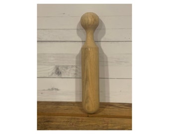 Vintage Wooden Pestle | Wooden Masher | Vintage Decor and Tools | Vintage Kitchen | Kitchen Tools | Vintage Tool | Vintage Cooking | Pounder