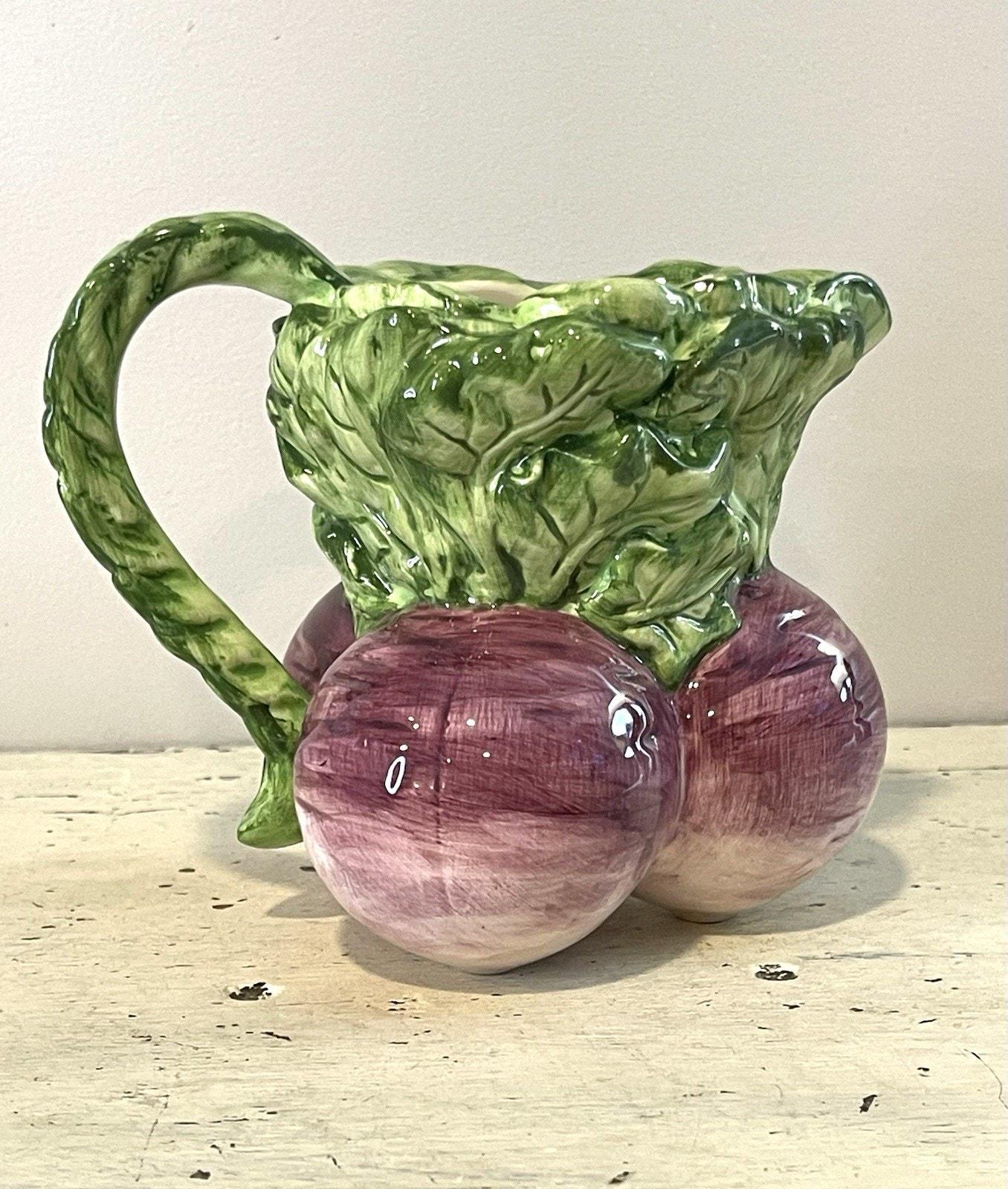 Fitz Floyd Pitcher - Etsy