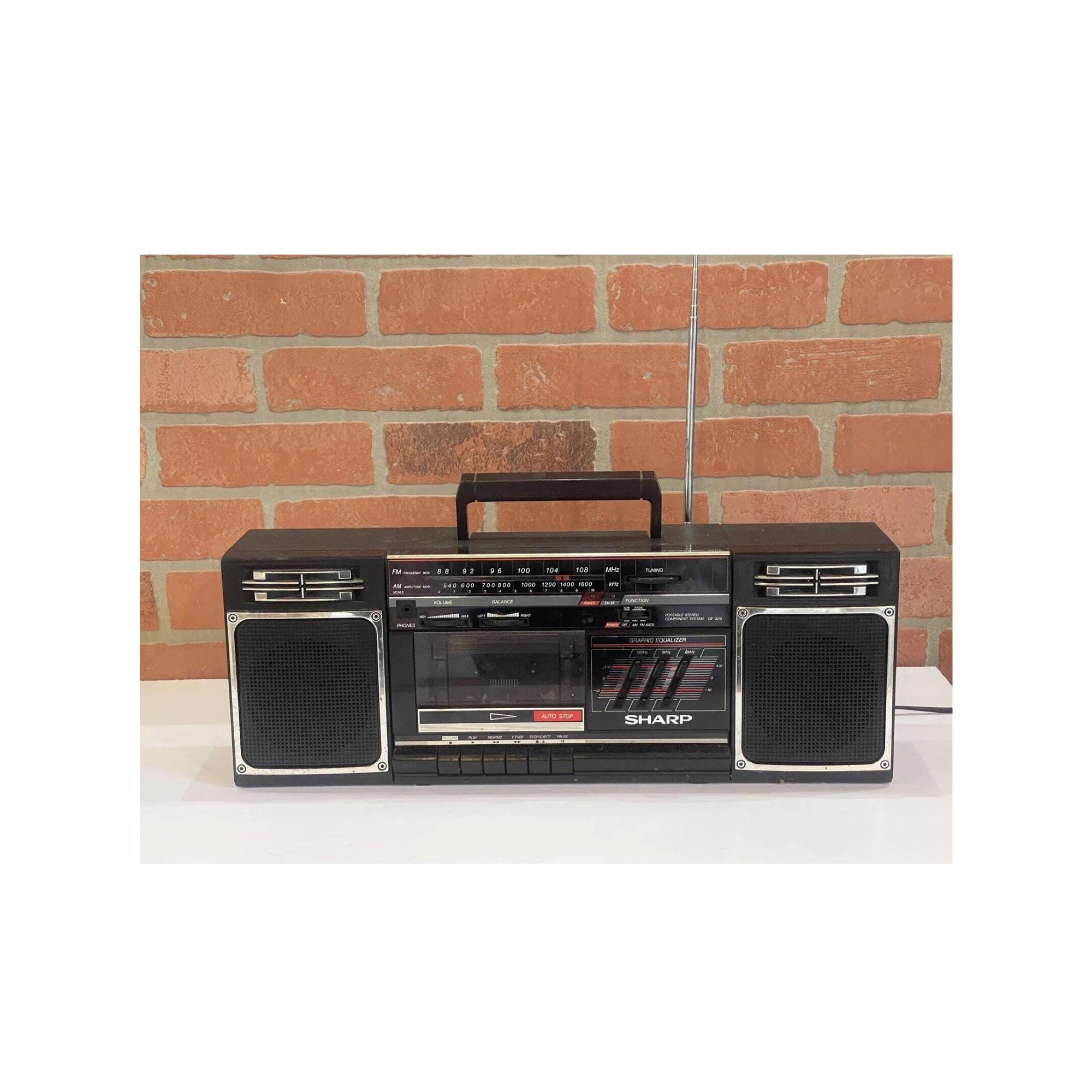 SHARP GF-320 VINTAGE Boombox| Tested and Works! | Great Sound
