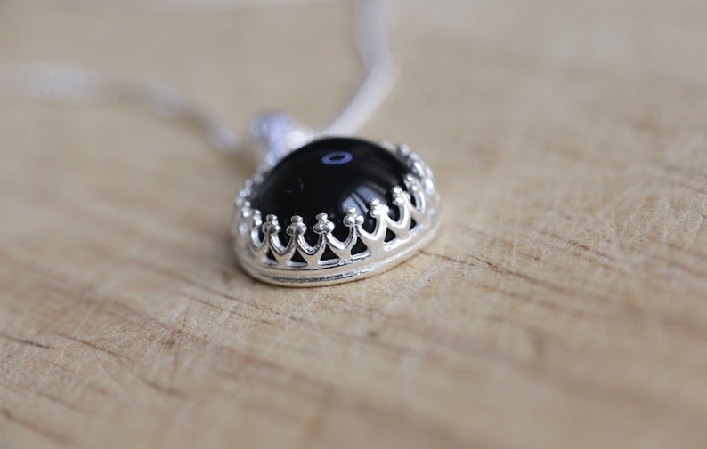 20/'/' sterling silver chain 18/'/' 925 Sterling silver and Black Onyx necklace charm pendant with 16/'/'