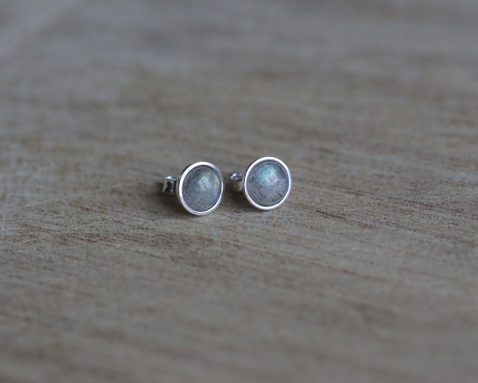 Vonchic 6mm Square Crystal Stud Earrings – Sterling Silver, Lab-Created CZ, Unisex