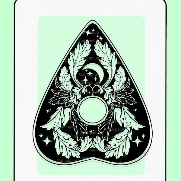 Planchette Stencil Svg Etsy