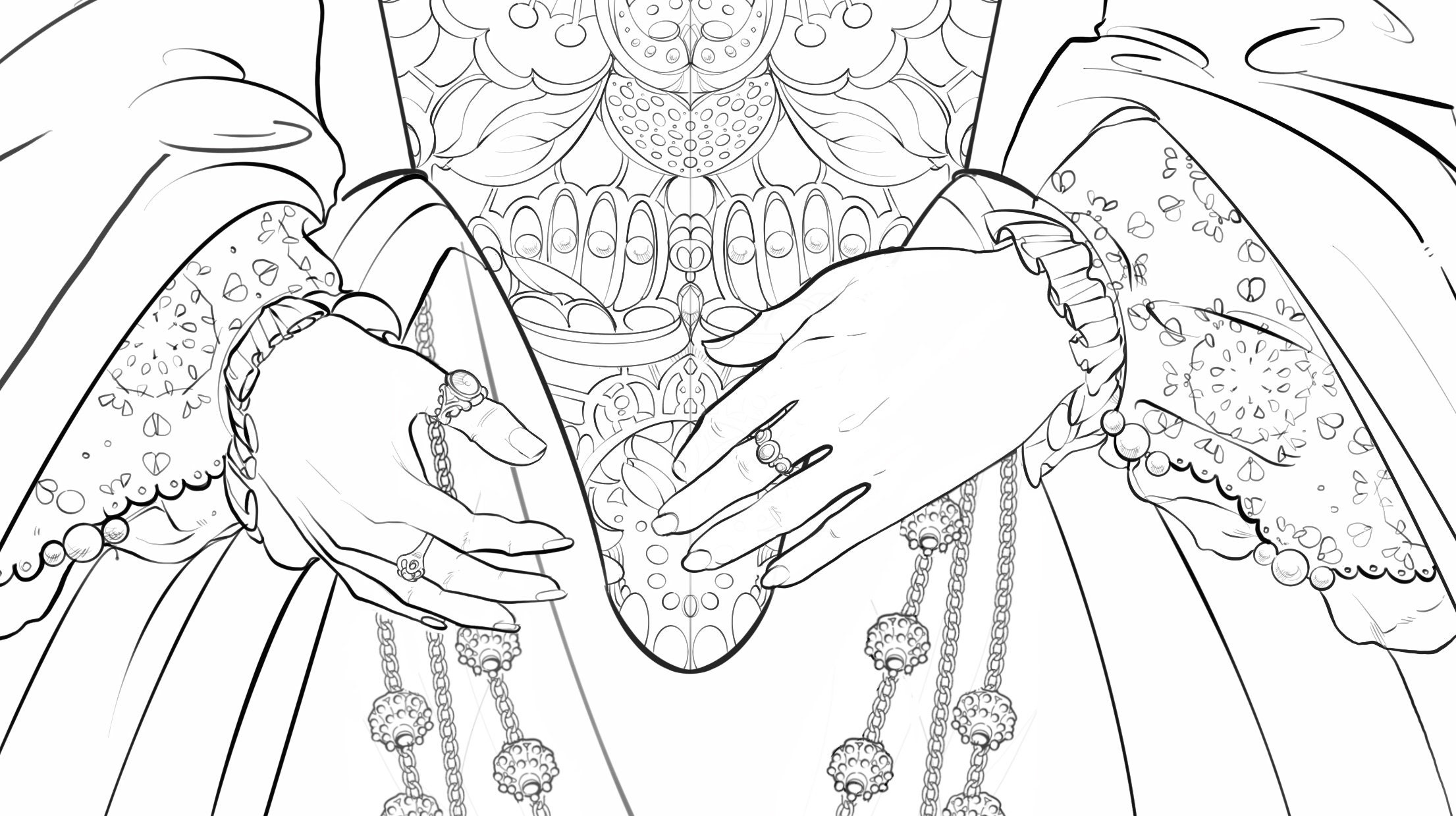 Digital Stamp elizabeth I Coloring Line Art Coloring Page - Etsy