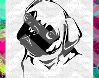 Download Pug SVG pug svg files pug svgs pug decals dog svgs | Etsy