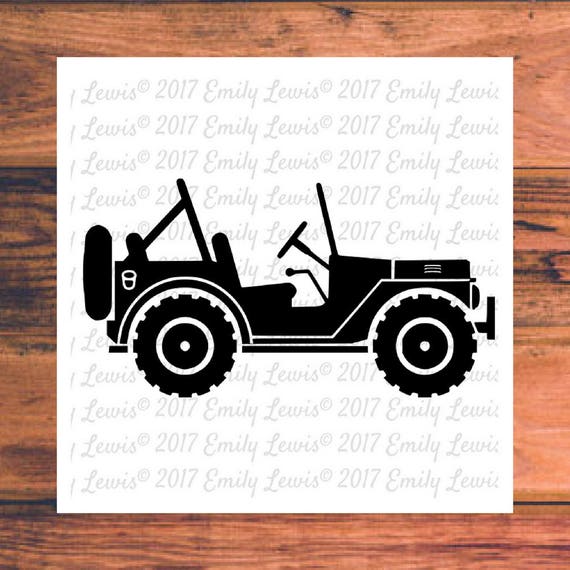 jeep svg jeep cut files jeep clipart jeep decals jeep