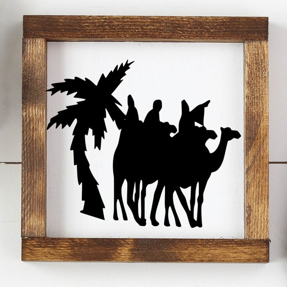 Download three wise men 3 wise men Christmas svg file silhouette | Etsy