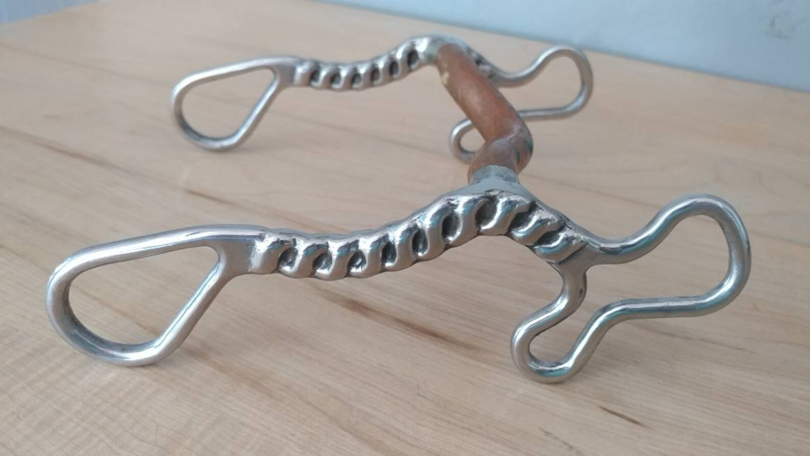 4.5 Copper Mouth Fancy Western Curb Bit Etsy