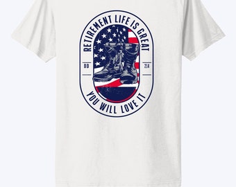 military retirement, military retirement gift, gift for veteran, gift for husband,