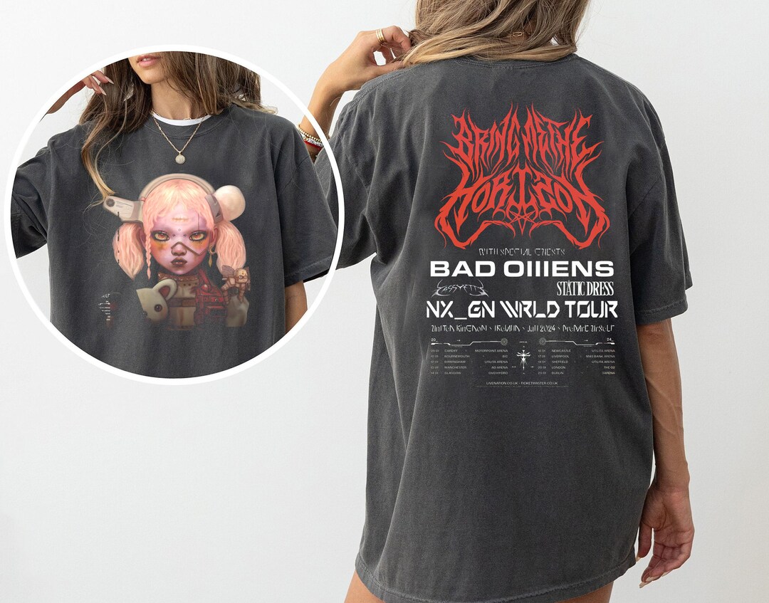 Bring Me the Horizon Shirt, BMTH Tshirt, Music Tour 2024 Shirt, Album Lyrics Shirt, Rock Band T