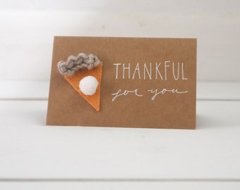Thanksgiving/Friendsgiving Pumpkin Pie Card