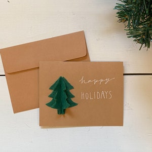 Carte de vacances/Noël dans l’arbre