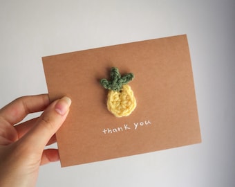 Pineapple Thank You / Birthday Card