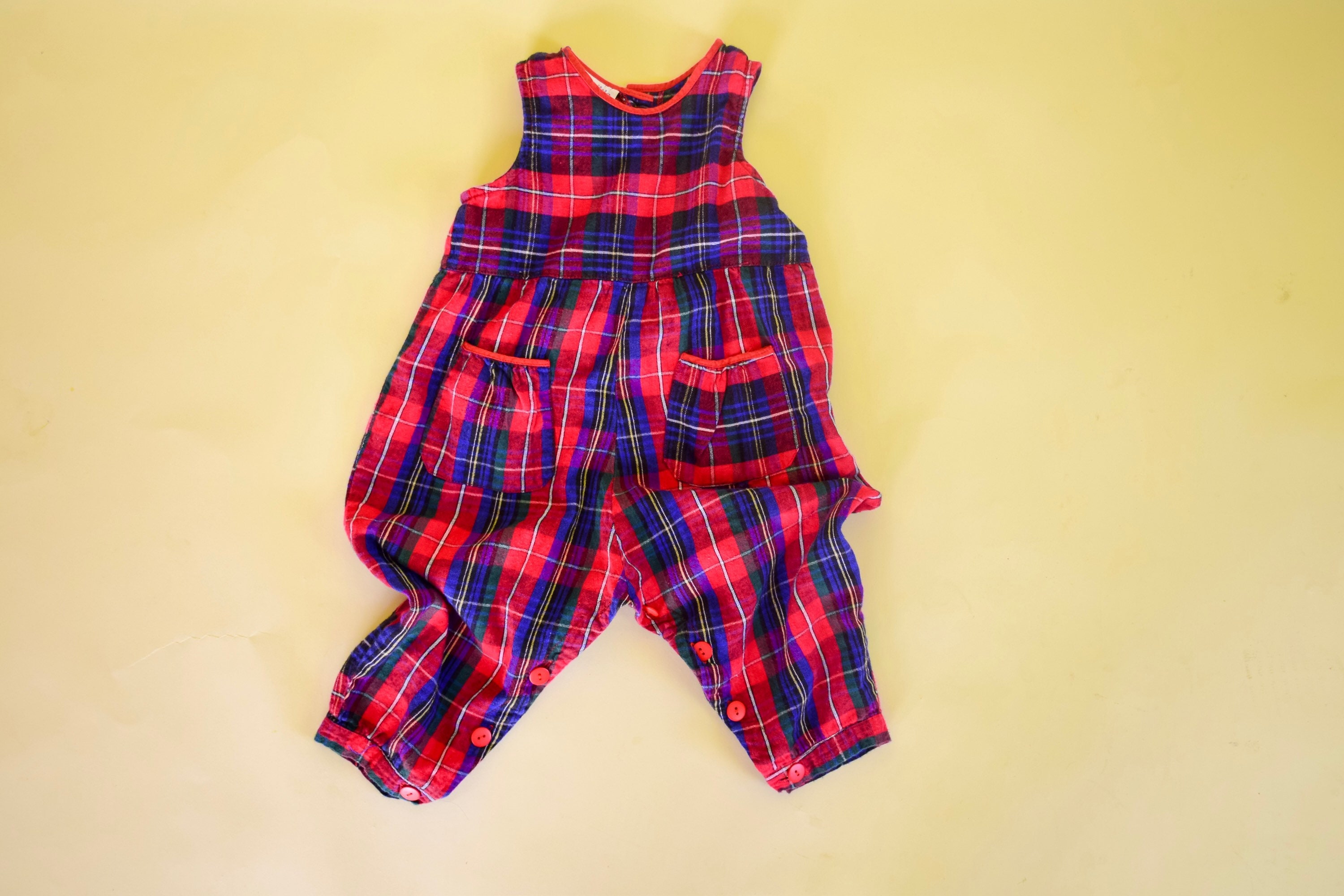 tartan playsuit