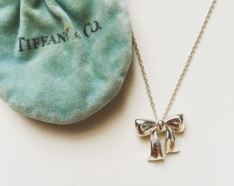 tiffany bow necklace uk