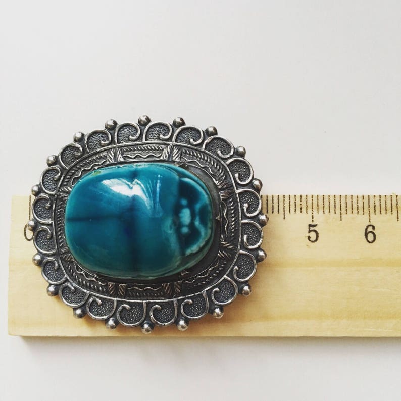 RARE MIYAMOTO SHOKO 宮本商行 Scarab Silver Brooch Set With Etsy