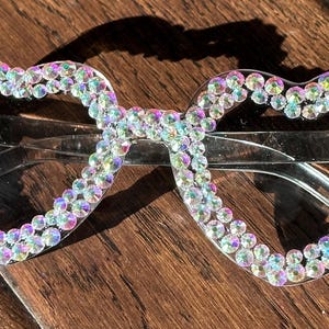 Rhinestone heart summer sunglasses crystal sunnies