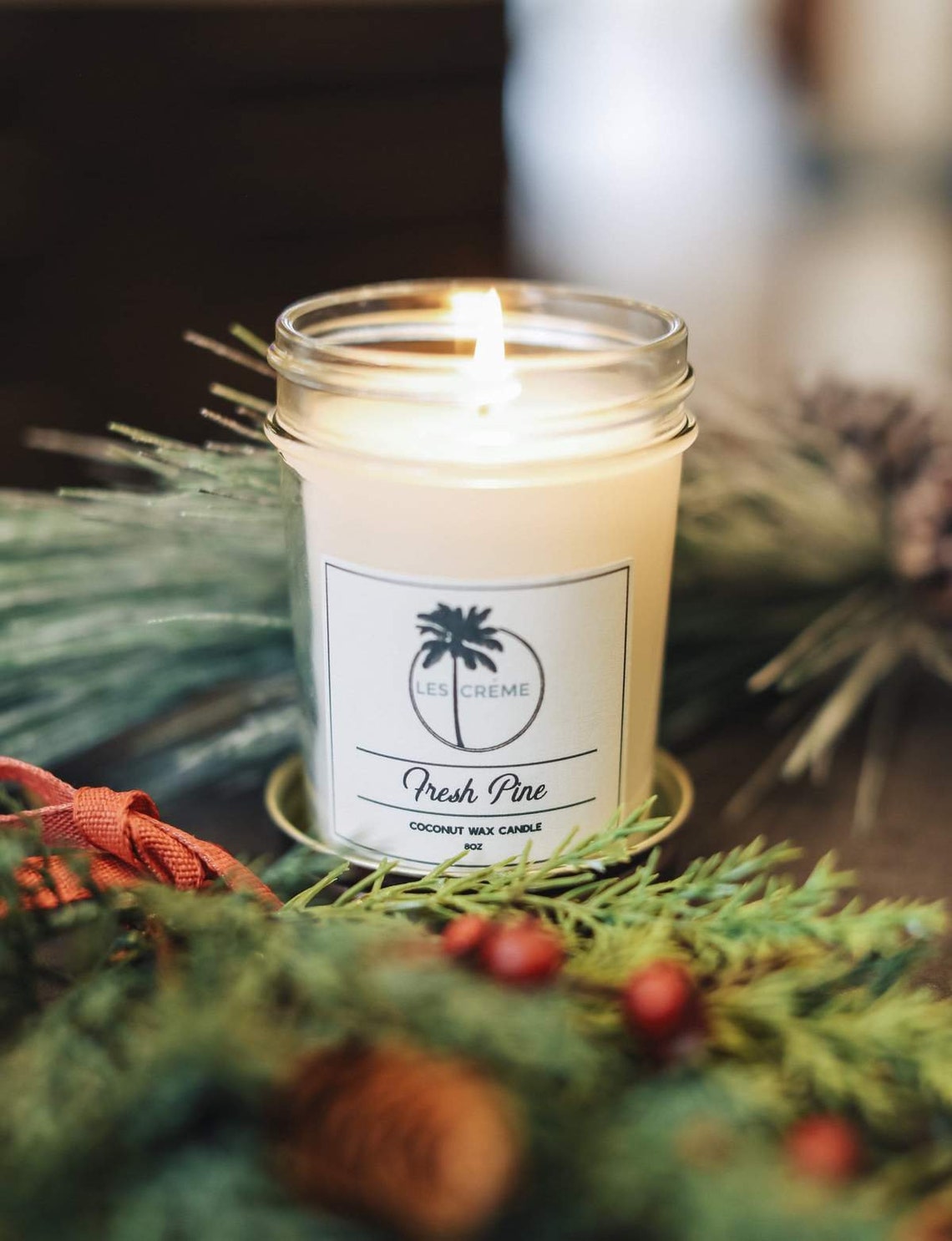 Fresh Pine Candle Fresh Pine Scented Soy Candle Fresh Pine Etsy