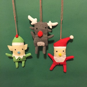 Handgemachte Weihnachtsdekorationen