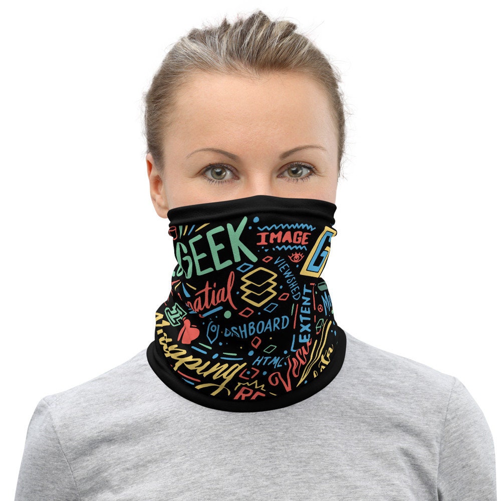 Geospatialology Neck Gaiter Etsy