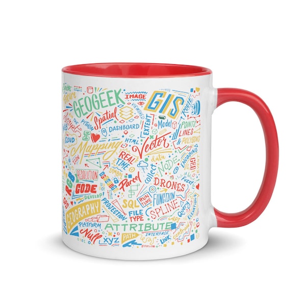 Geospatialology Mug with Color Inside