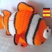 PDF Crochet Pattern Nemo Amigurumi English - German - Spanish