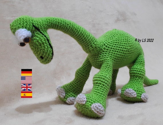 PDF patrón de ganchillo pequeño Dinosaurio amigurumi Español - Etsy España PDF patrón de ganchillo pequeño Dinosaurio amigurumi Español - Etsy España