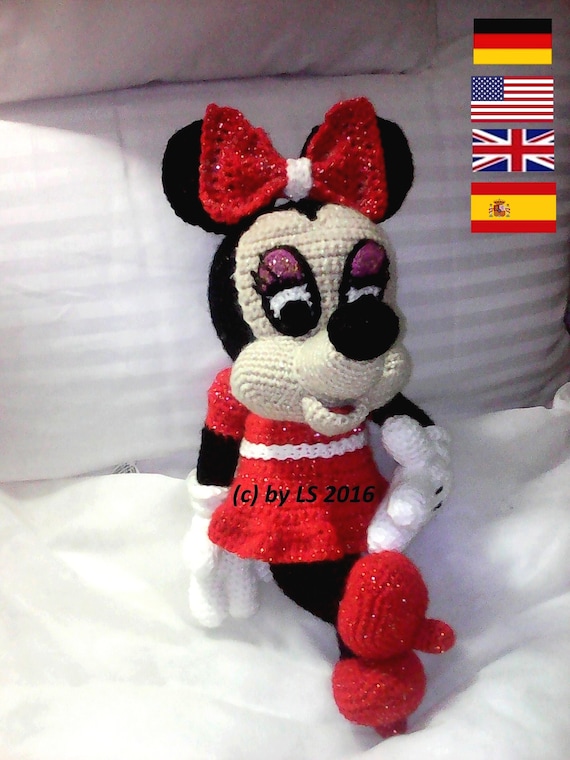 Crochet Pattern Minnie Mouse Amigurumi English