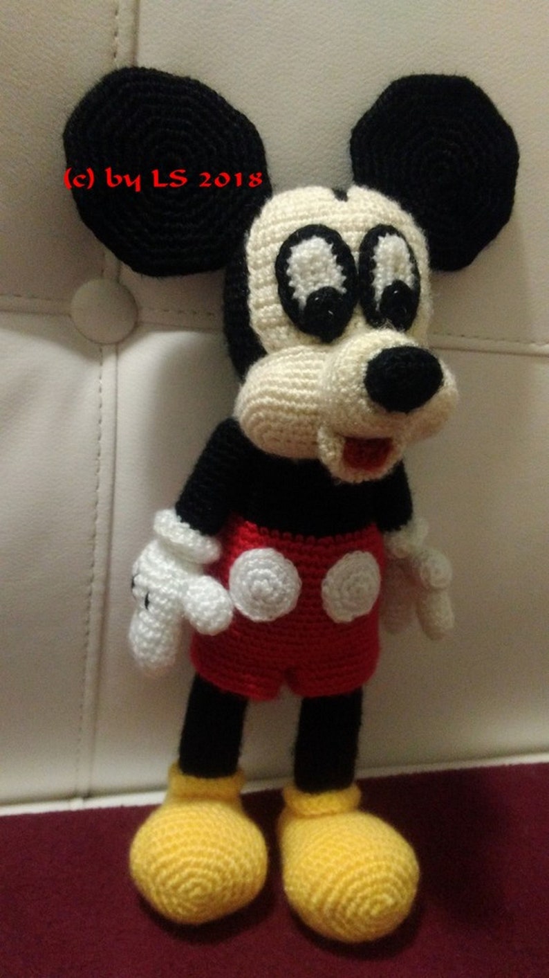 Häkelanleitung Micky Maus | Etsy
