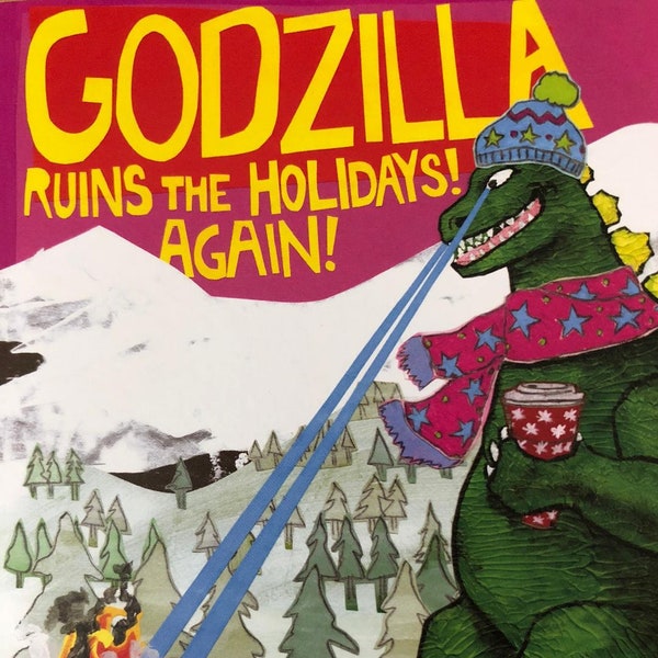 Godzilla Valentines Cards Etsy