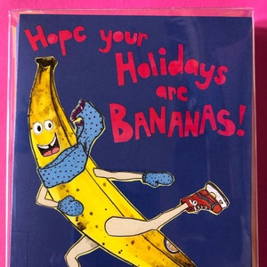 Original verpackte festliche Banane!