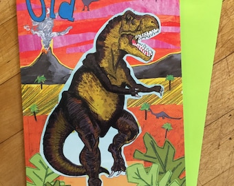 Dinosaur Birthday Card