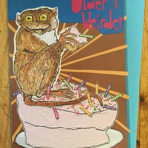 Carte d'anniversaire plus ancienne