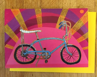 Banana Bike Card