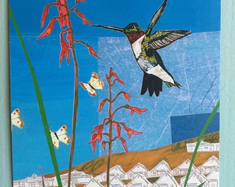 Kolibri-Kunstdruck