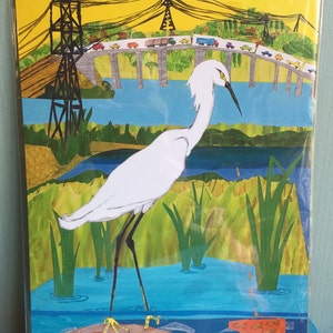 Egret Art Print image 3