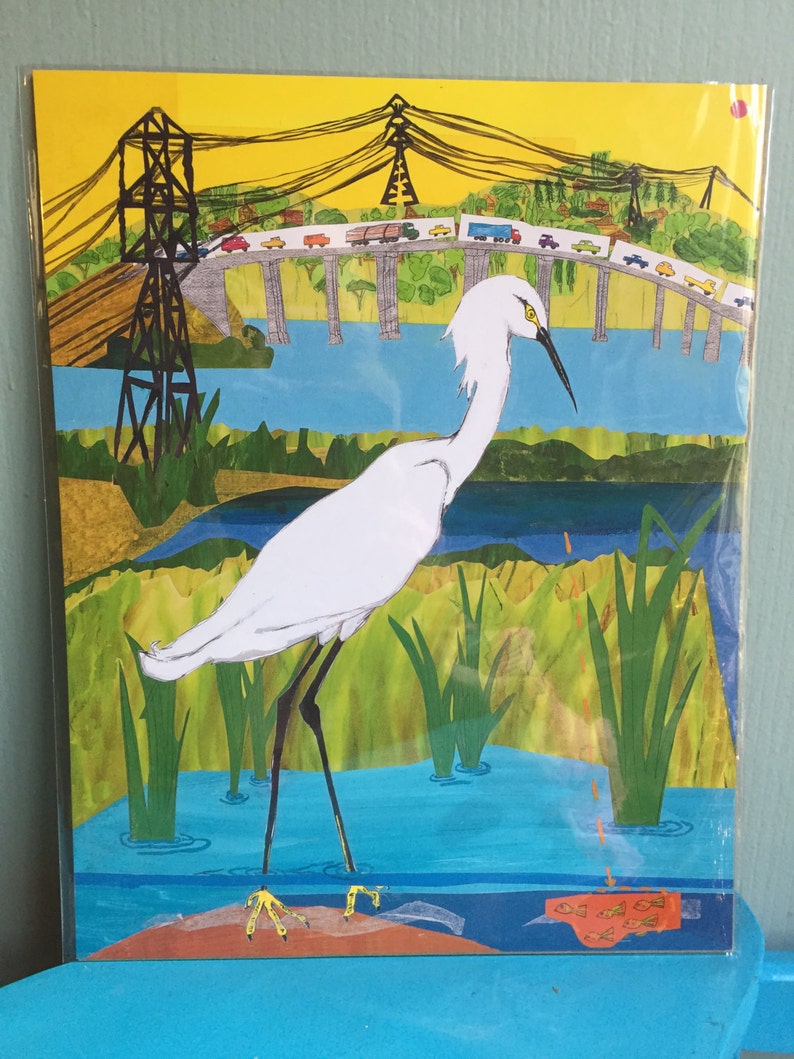 Egret Art Print image 3