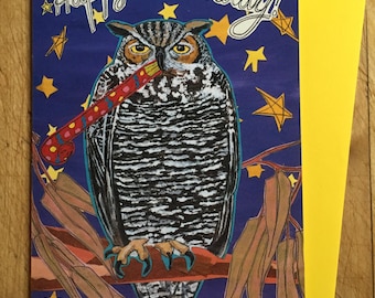 Hoot Birthday Card