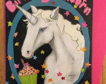 Celebration Unicorn Birthday Card!