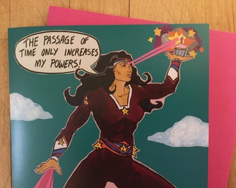 Super Woman Birthday Card