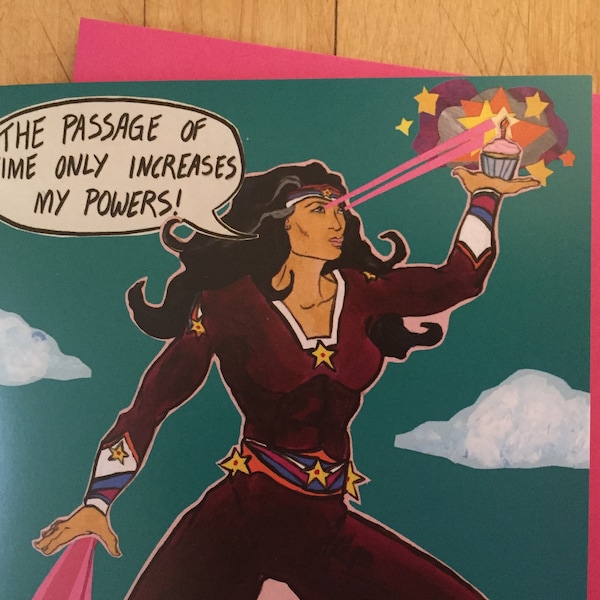 Super Woman Birthday Card