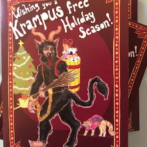 Krampus Boxed Cards