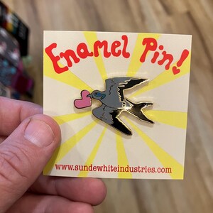 Swallow Enamel Pin