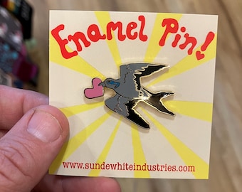 Schwalbe Emaille Pin