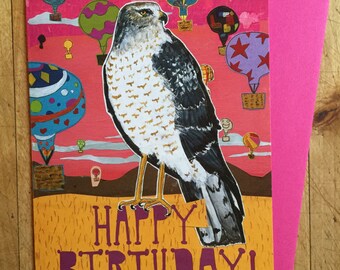 Birthday Hawk Card