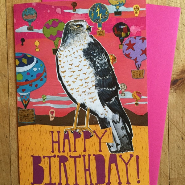 Birthday Hawk Card