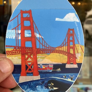 Golden Gate Bridge Sticker